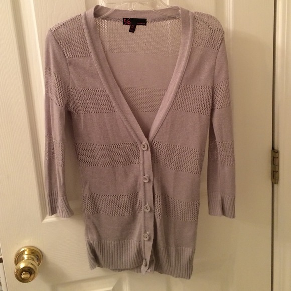 Grey cardigan