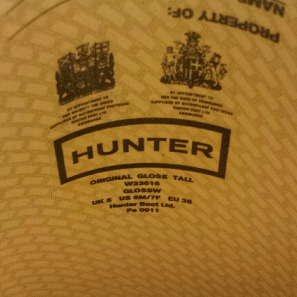 PRICE FIRM!!!! ORANGE HUNTER rain boots - Picture 4 of 4