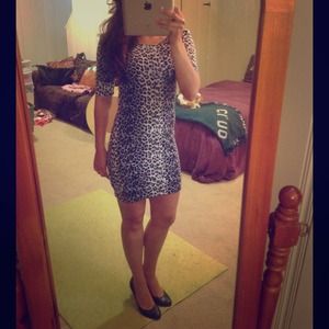 Rue 21 Snow Leopard Dress