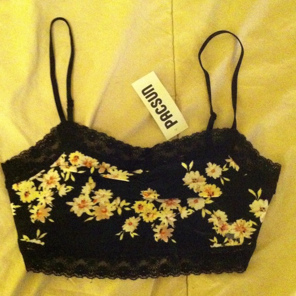PACSUN Floral Crop Top - BNWT