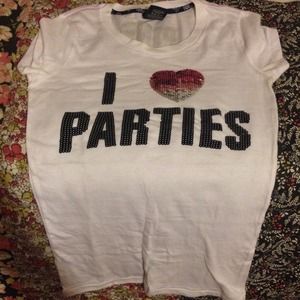 VS PINK scoop neck tee