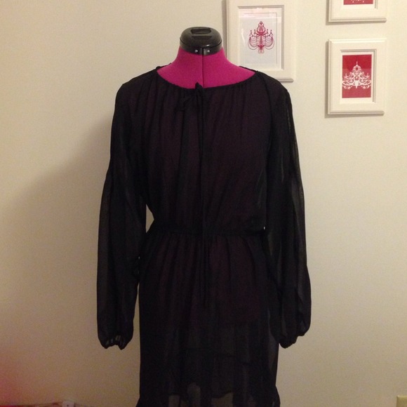 NWOT Kardashian Kollection Sheer Dress