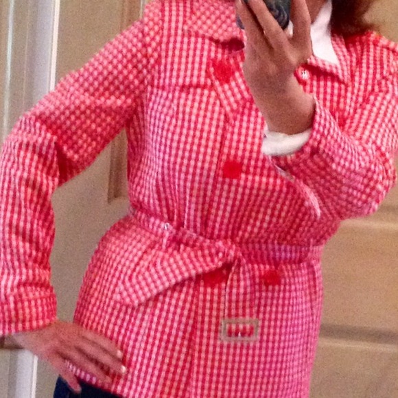 ellen tracy red coat