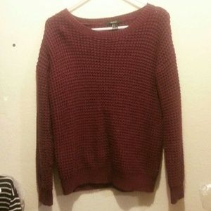 F21 oversized warm sweater