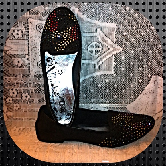 💗SOLD LOCALLY💗Blingy, iridescent, flats