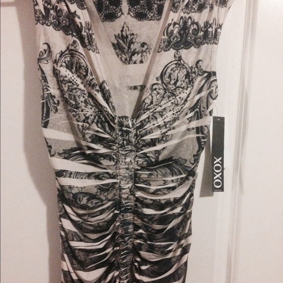 XOXO fitted dress