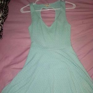 Mint green dress