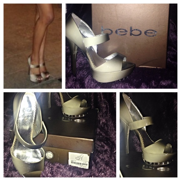 Bebe Peep-toe Pumps