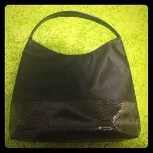 New polyester black tote!