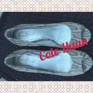 ⚡️SALE⚡️Cole Haan Tali Peep Toe Wedge
