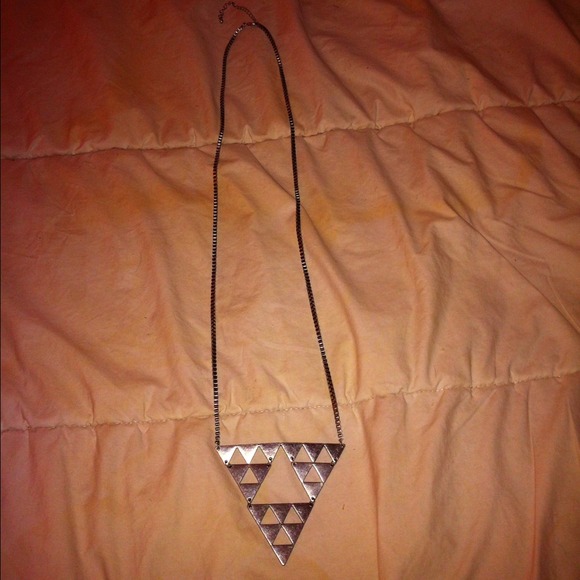 Geometric Long Necklace! - Picture 1 of 2