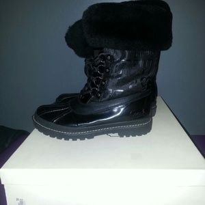 Coach fur signature Leonora snow or rain boots