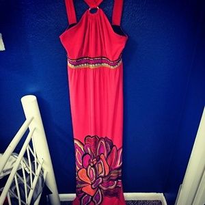 Multi-Colored Maxi Dress