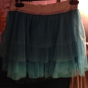 Blue skirt
