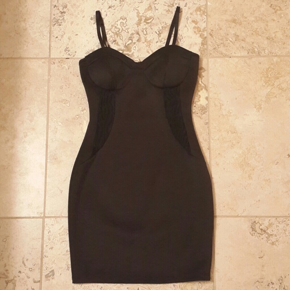 Very sexy dress with mesh cut outs
