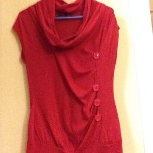 Ladies red shirt