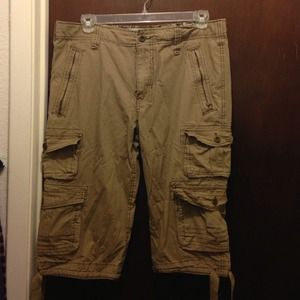 Cargo shorts.