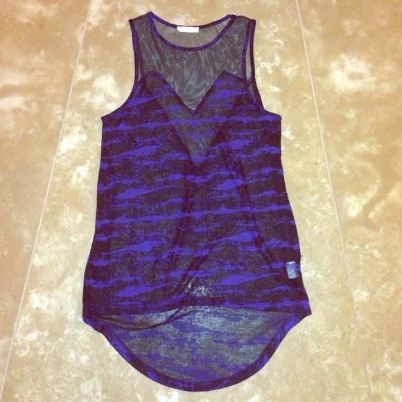 Nordstrom Hot Sheer Tunic Top LUSH