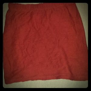Textured skirt