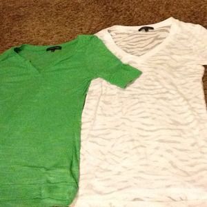 Bundle of see through zebra shirts