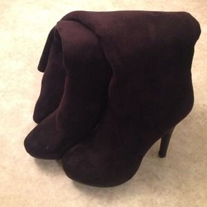 Black knee high boots