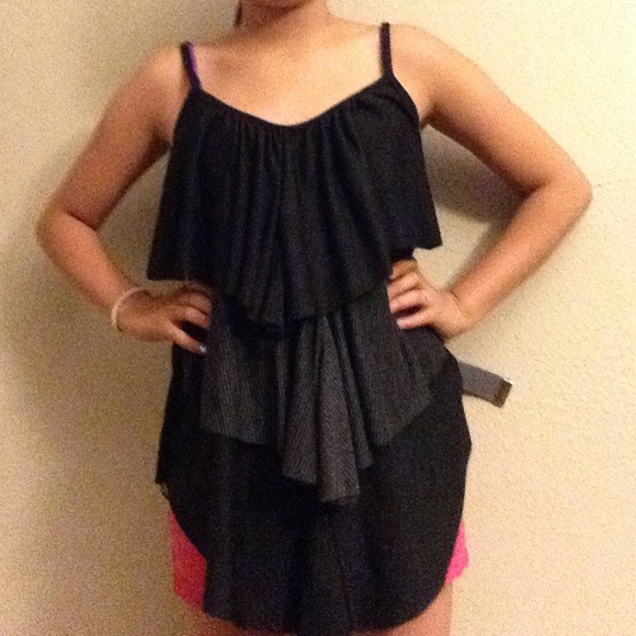 Black and Gray Cami - Picture 1 of 2