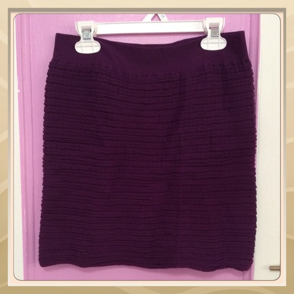 Purple Popcorn Mini Skirt - Picture 1 of 3