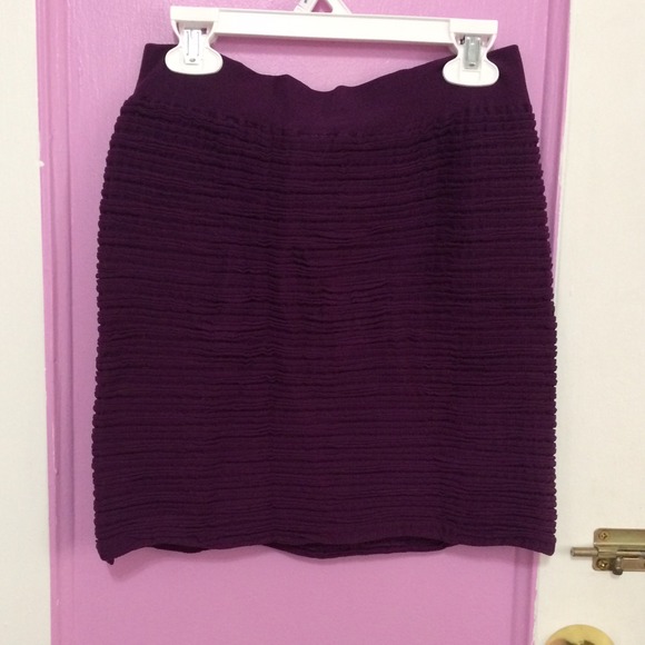 Purple Popcorn Mini Skirt - Picture 3 of 3