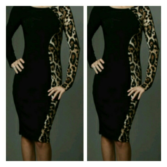 Leopard print dress