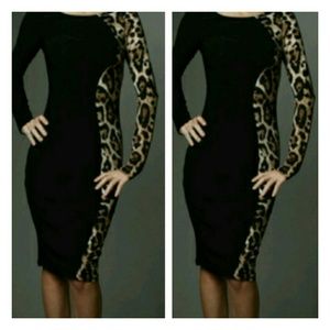 Leopard print dress