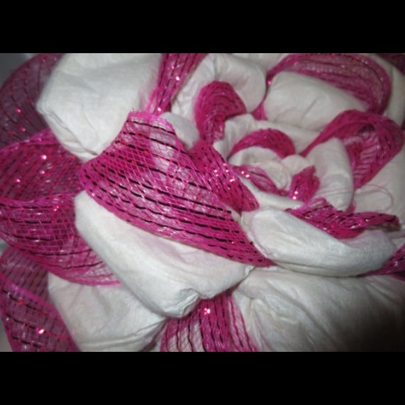 Diaper Rose ~ Baby Shower Center Piece or Gift - Picture 3 of 4