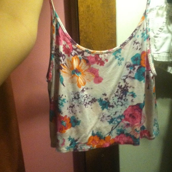 floral crop top