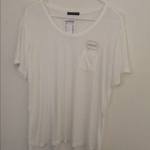 Brandy Melville Quin "Whatever" Shirt