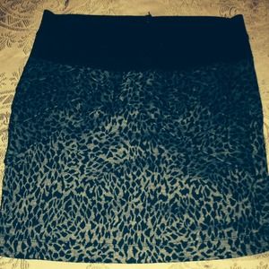 Large "Macy's" Joe Benbasset Leopard Mini Skirt!