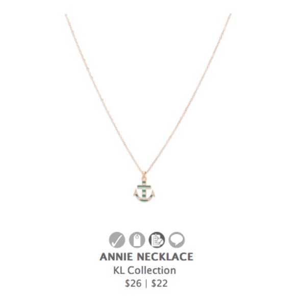 Necklace - Annie's traditional anchor design