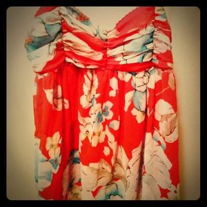 Large Abercrombie & Fitch Floral, Multicolor Shirt