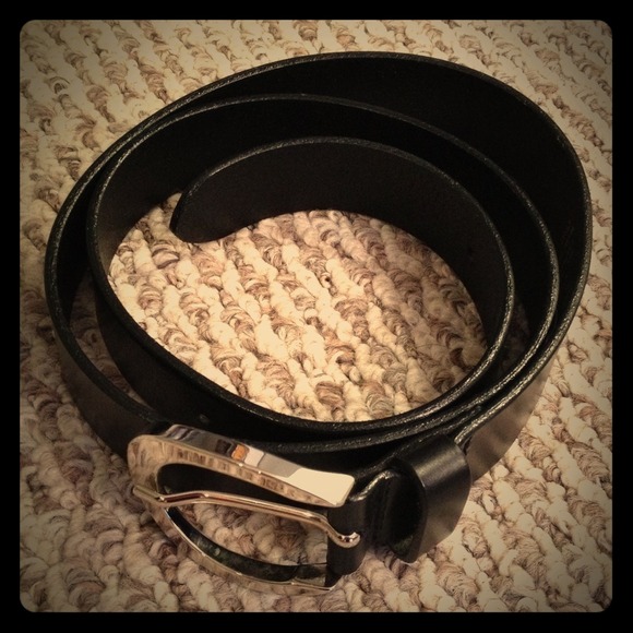 BRAND NEW Genuine Black Leather Belt from Express