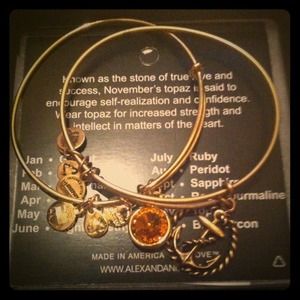 Alex & Ani gold bracelets - brand new!