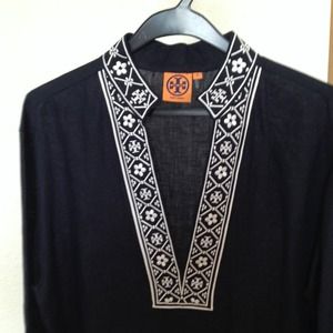 Tory Burch Linen Tunic