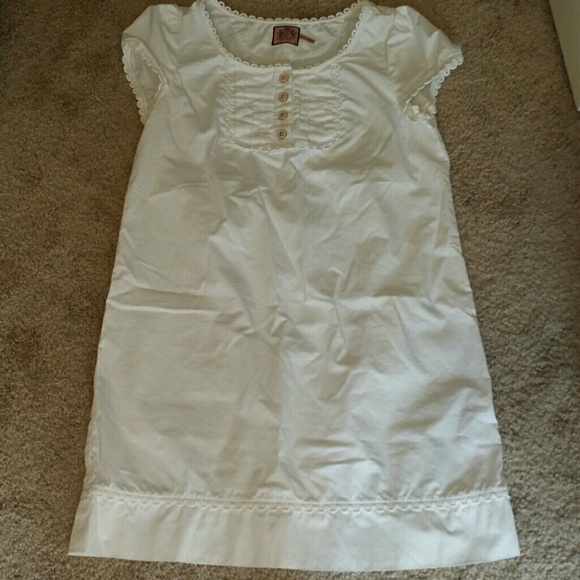 Reserved ! Juicy couture white baby doll dress