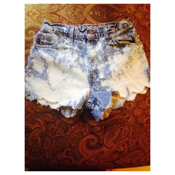 Handmade high wasted Levi shorts