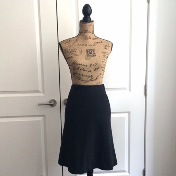 NWOT Black Knee Length Skirt