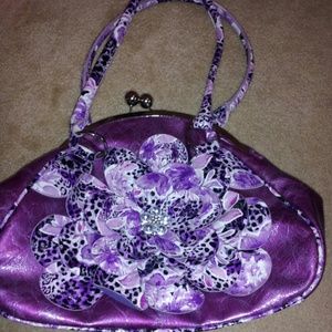 👜Leopard flower purse👜