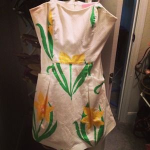 !! SOLD !!  Lilly Pulitzer Strapless Dress