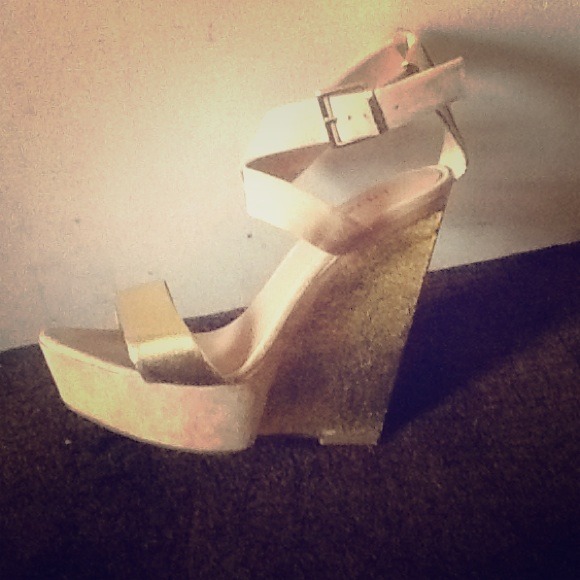 Gold & Nude Heels