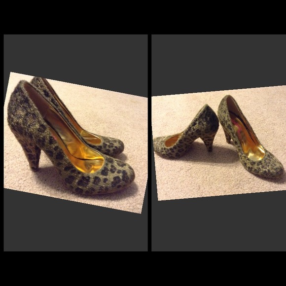 Leopard print shoes👠 - Picture 1 of 4