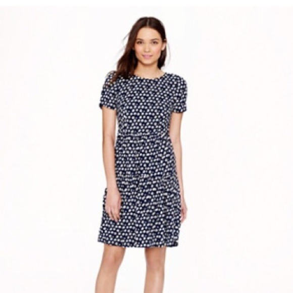 Jcrew blurred floral dress