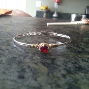 Earth grace ruby birthstone bracelet