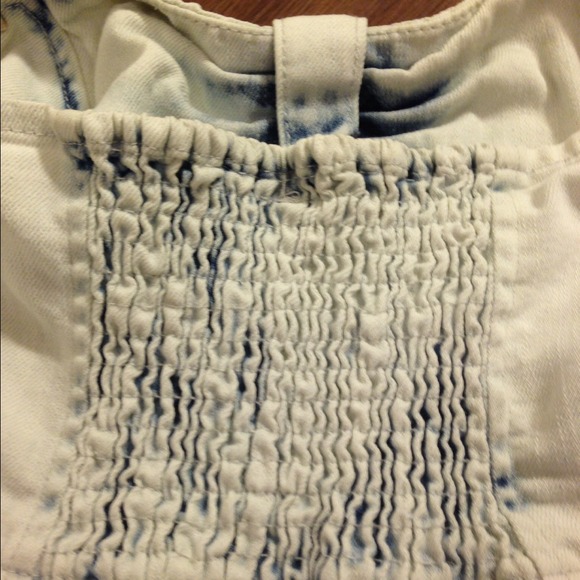 Free People Strapless Denim Dress - Picture 3 of 4