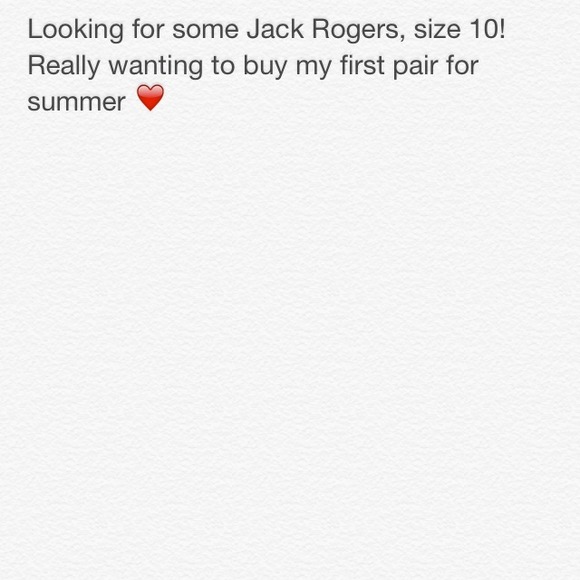 Looking for size 10 Jack Rogers ❤️